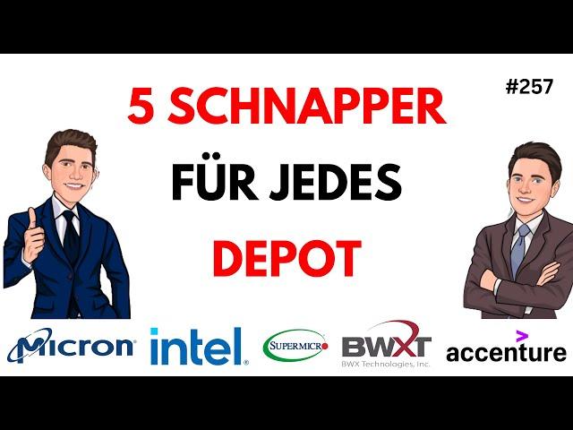 5 Schnapper für JEDES Depot! OpenAI - Intel - Atomkraft - Sanofi - Rente - Bürgergeld - Worldline