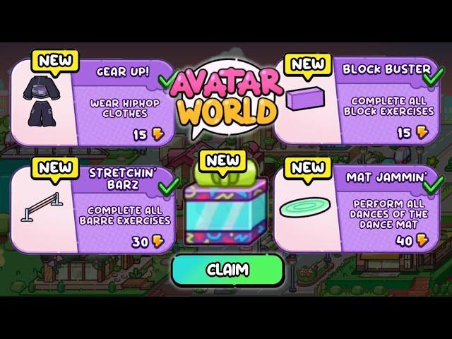 NEW UPDATE!  ALL NEW SECRETS OF  LEVEL 1 HIP HOP DANCE IN AVATAR WORLD  AVATAR WORLD NEW UPDATE