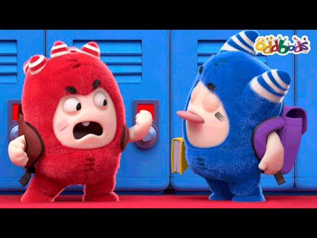 Oddbods | YENİ | Bebek Fuse Okula Geç Kaldı - Late For School | Çocuklar Için Çizgi Filmler