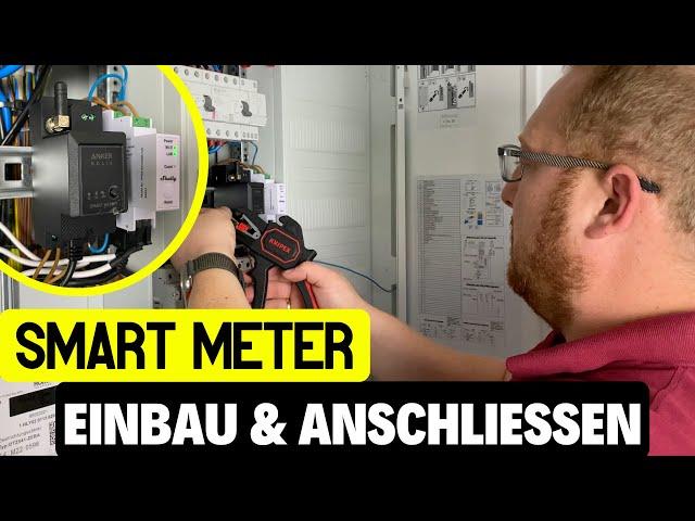 So einfach ! Smart Meter einbauen & anschließen - Anker Solix Solarbank 2 Pro