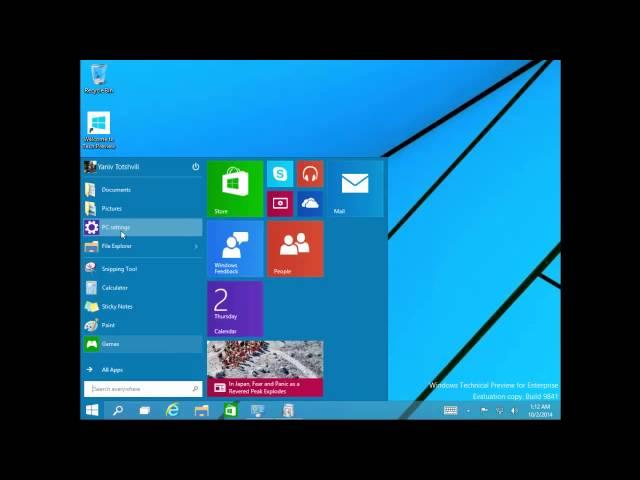 Install windows technical preview for enterprise x64 (windows 10)