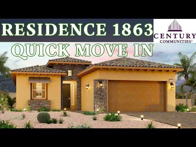 Residence 1863 by Century Communities at The Bluffs II - Quick Move In for Sale in Lake Las Vegas