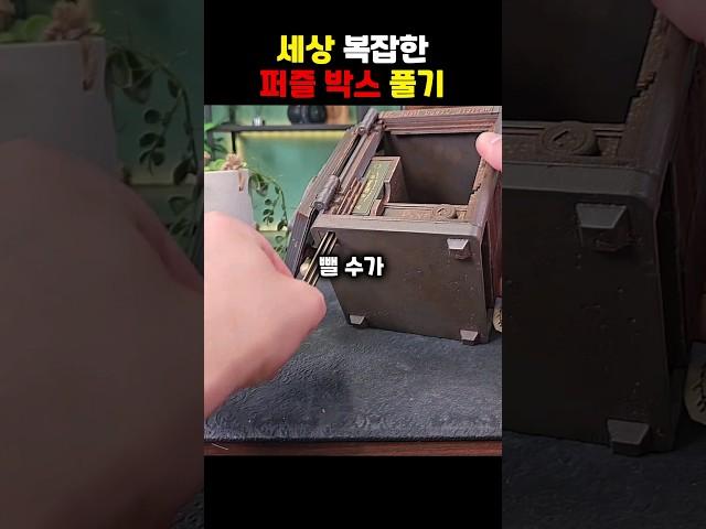 세상 복잡한 퍼즐 박스 풀기