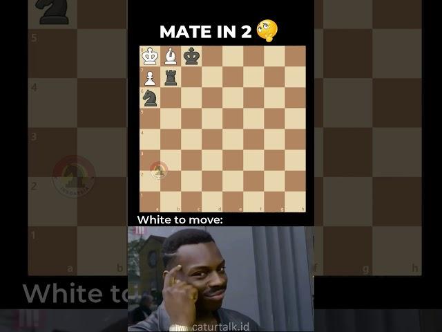 Can you solve this simple yet cool puzzle? #blacktomove #matein2 #chess