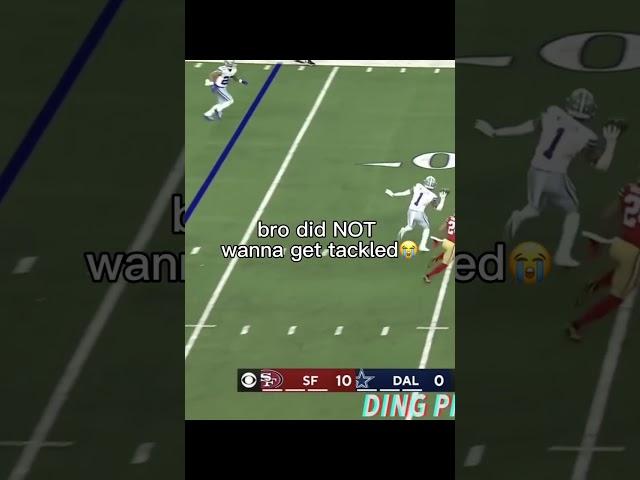 Bro did not wanna get tackled#goofynfl #beckayyy #shorts