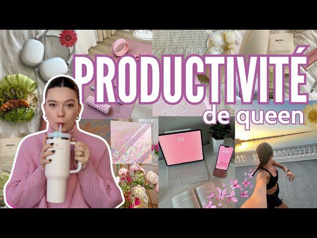 Deviens une F*CKING QUEEN : mes meilleurs conseils PRODUCTIVITÉ et MOTIVATION pour 2025 (partie 2)