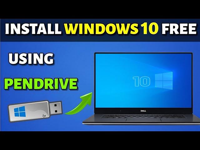 How To Download And Install Windows 10 From USB | Windows 10 installation Step By Step (2023)