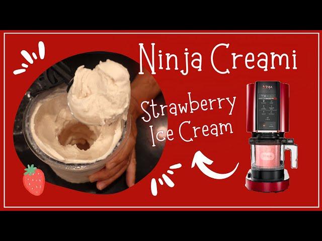 NINJA CREAMI Deluxe Strawberry Ice Cream