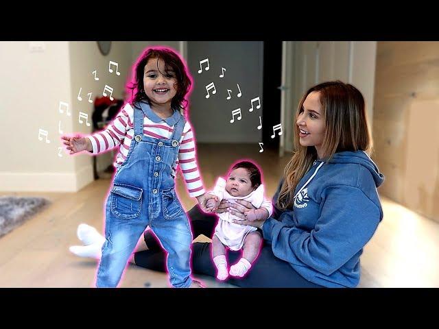 ELLE TEACHES HER BABY SISTER HOW TO DANCE!!! **ADORABLE DANCING SISTERS**