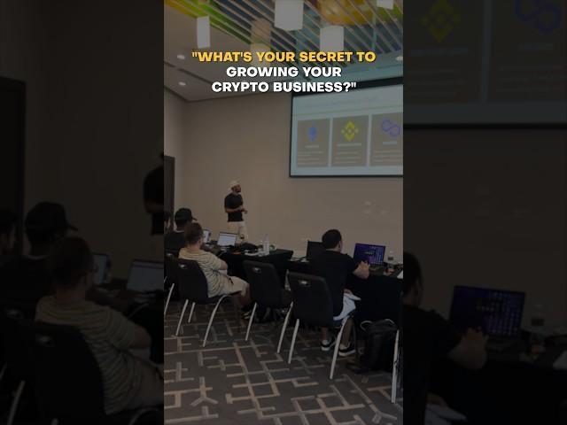 What’s the secret to growing my crypto business?