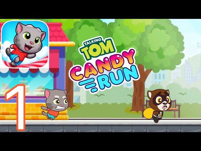 Talking Tom Candy Run - Gameplay Walkthrough Part 1 (iOS, Android)