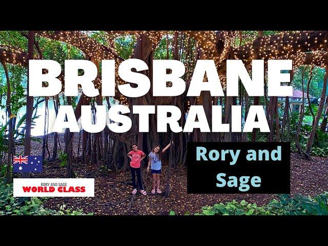 Incredible! Brisbane Australia Vlog 2022| Brisbane South Bank|Travel Rory and Sage World Class Ep.75