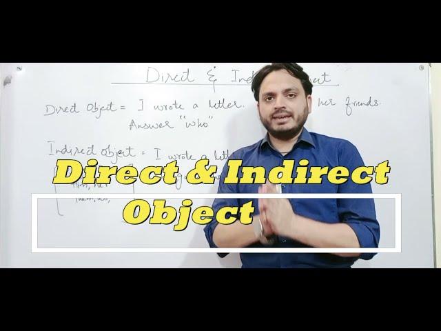 Direct & Indirect Object by #Syed_Ali_raza_kazmi