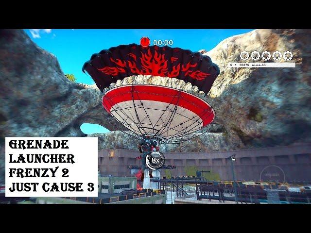 Grenade Launcher Frenzy II 5 gears Just Cause 3 destruction frenzy