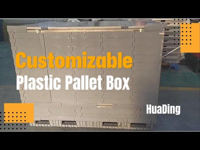 Customizable Plastic Pallet Box: Versatile Heavy-Duty Storage Solution