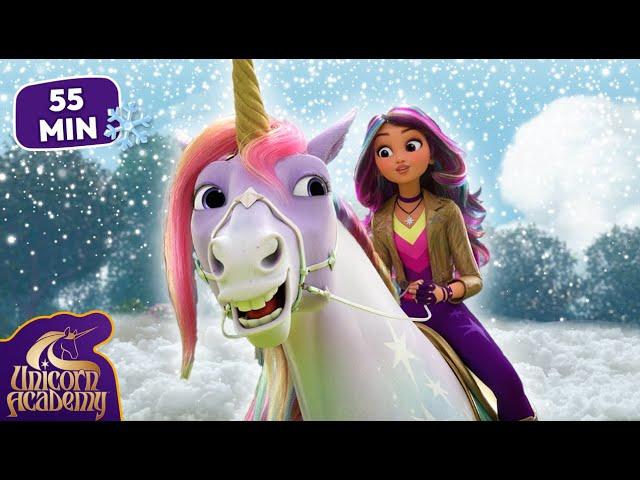Happy Holidays from Unicorn Academy!  (COMPILATION!) | Cartoons for Kids