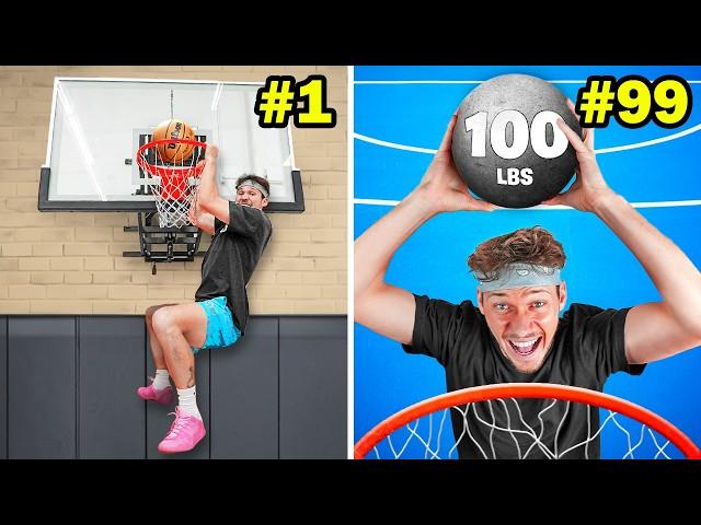 100 EXTREME Basketball Challenges!