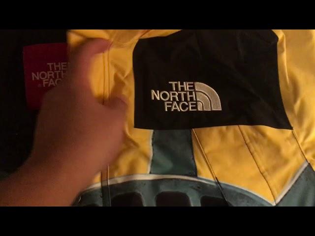 Supreme TNF Statue of Liberty Mountain Jacket Yellow