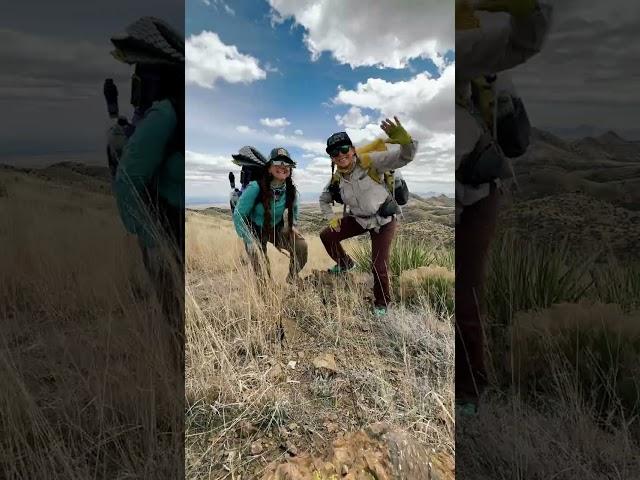 Sky Islands Traverse Day 2 - Water, Wind & Washes ️#shorts #skyislandstraverse #hikearizona