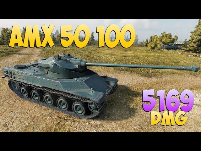 AMX 50 100 - 3 Frags 5.1K Damage - Weak legend! - World Of Tanks