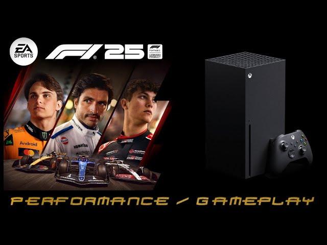 EA Sports F1 25 | Xbox Series X |  Gameplay / Performance