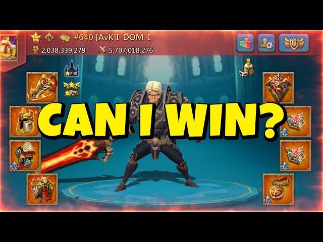 Prince YT Vs 4 Piece Emperor DOM! Lords Mobile