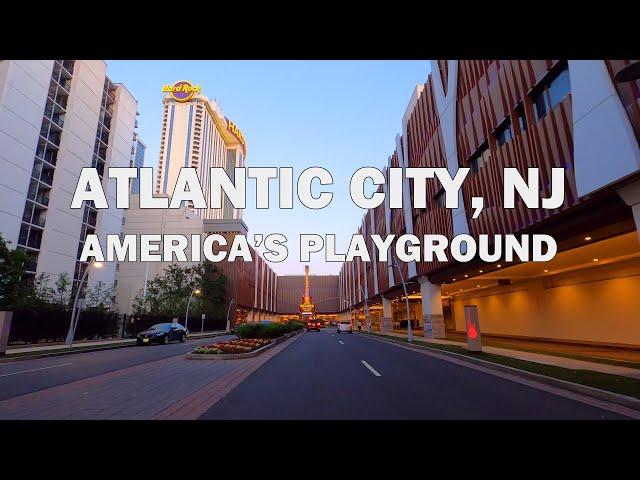 Atlantic City, New Jersey - Driving Tour 4K