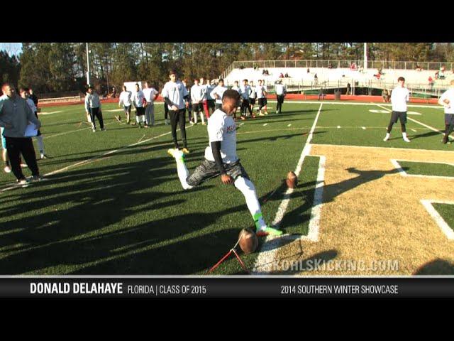 Donald De La Haye Highlights | D1 Scholarship Top Kicking & Punting Prospect | Kohl's Kicking Camps