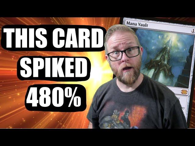 Card Spikes 480% Commander Banning Has Cards Spiking BEWARE.