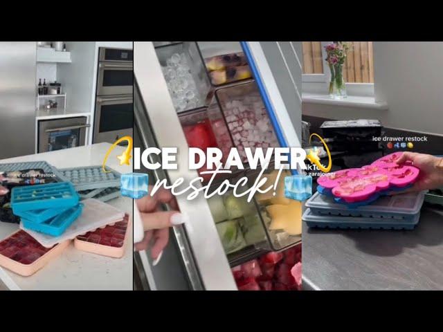 ASMR ice restock!  | aesthetic | organisation