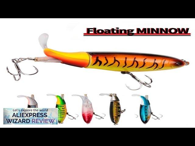 Whopper Plopper Popper Propeller Topwater Fishing Lures 13g Artificial Bait Hard Crankbait Review