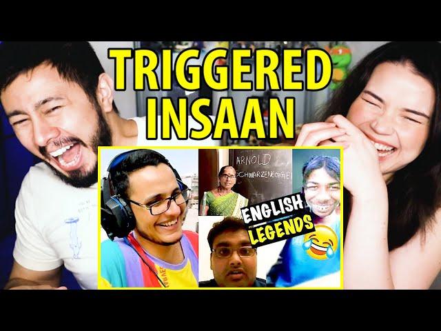 TRIGGERED INSAAN | (This Video Broke Jaby!) | Legends of English - Funniest English Fails | Reaction