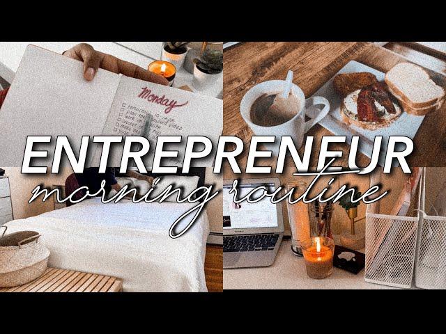 PRODUCTIVE MORNING ROUTINE *realistic* | mompreneur morning routine, entrepreneur life vlog