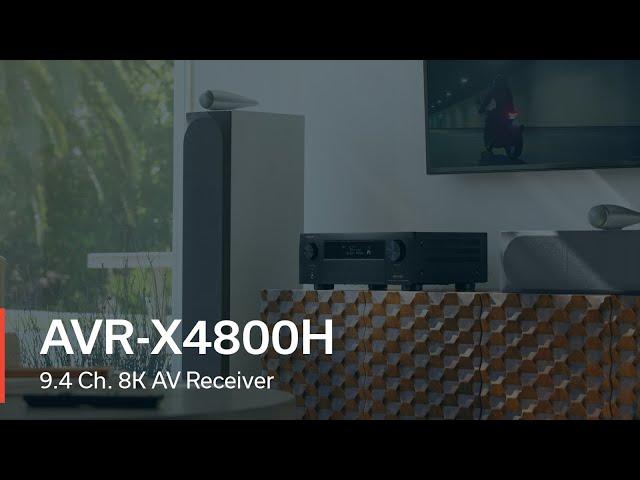 The AVR-X4800H by Denon