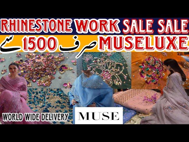 Museluxe Rhinestones || Designer Branded collection || Qurtaba Market Karachi