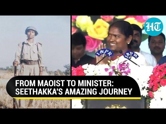 'Superstar' Seethakka Steals The Show At Telangana Swearing-In; Former Maoist Now A Minister