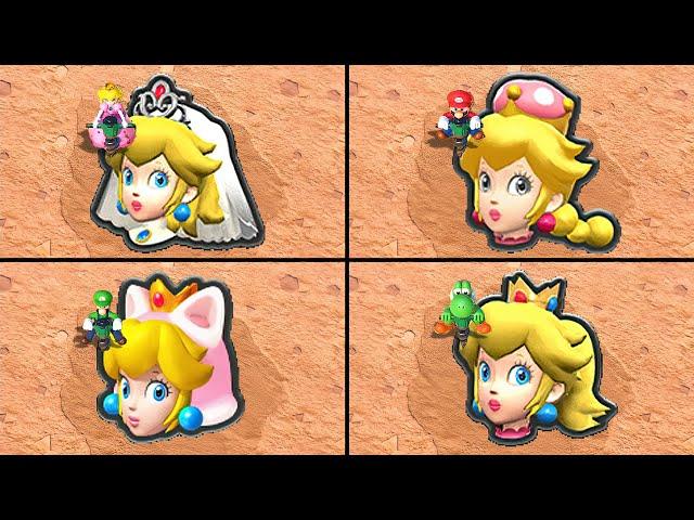 Mario Party Series - Peach Wins By Pure Skill ( Peach Beat Mario, Luigi, Yoshi)