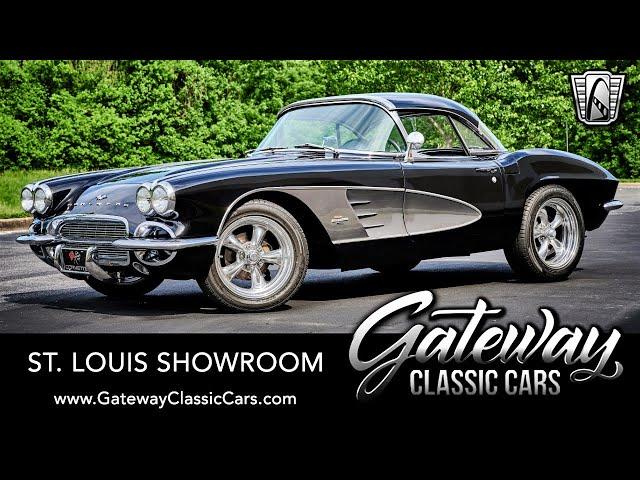 1961 Chevrolet Corvette Convertible Gateway Classic Cars St. Louis  #8767