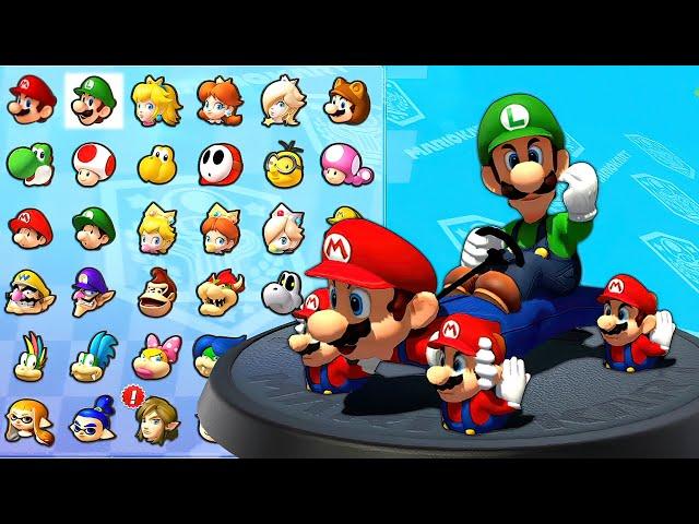 Mario Kart 8 Duluxe - Luigi Turns Mario Into an Actual Mario Kart