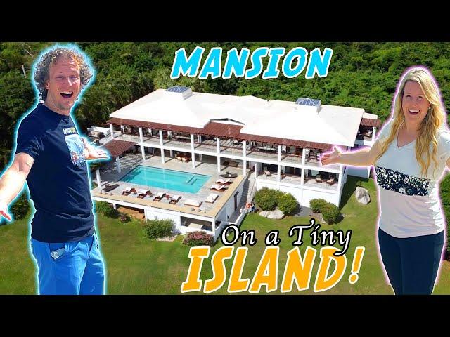 Mansion on a Tiny Island!