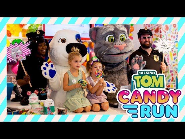 Talking Tom Candy Run in Real Life! (Outfit7 New Game Launch Event @ Dylan’s Candy Bar, Los Angeles)