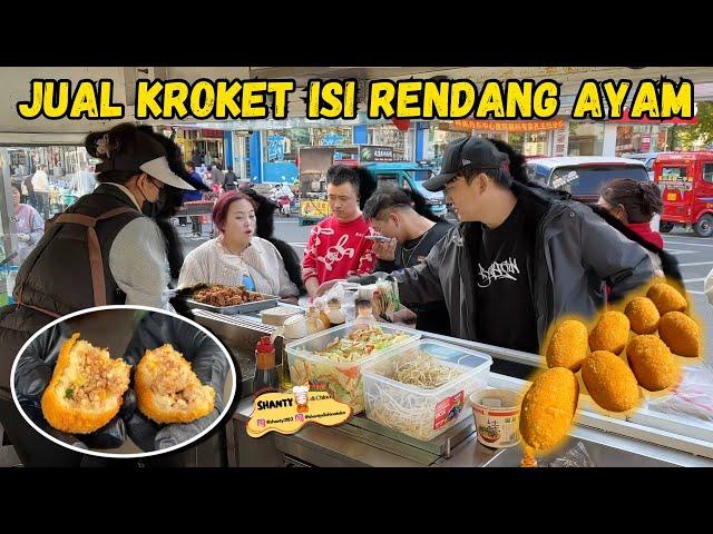 JUAL KROKET KENTANG ISI RENDANG AYAM DI CHINA, TERNYATA LARIS MANIS DAN COCOK DI LIDAH ORANG CHINA