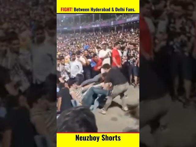 SERIOUS! Fight Between Hyderabad & Delhi Fans On Stadium  | News Facts #shorts