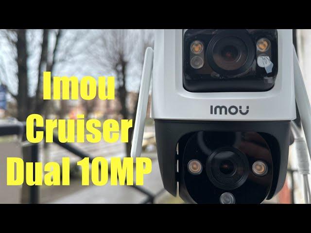 Imou cruiser dual 10MP чи варто купувати камеру з AliExpress? Відеокамера для будинку, дачі.