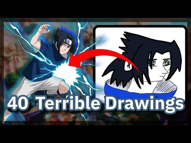 POPULAR ANIME CHALLENGE Can YOU guess the TERRIBLE drawing?