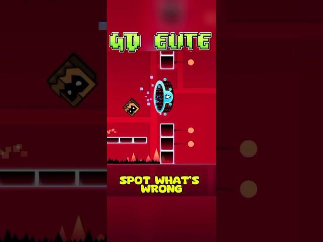 Find the Mistake in the Geometry Dash Level!  #gd #gaming #gdlevels #games #fypシ