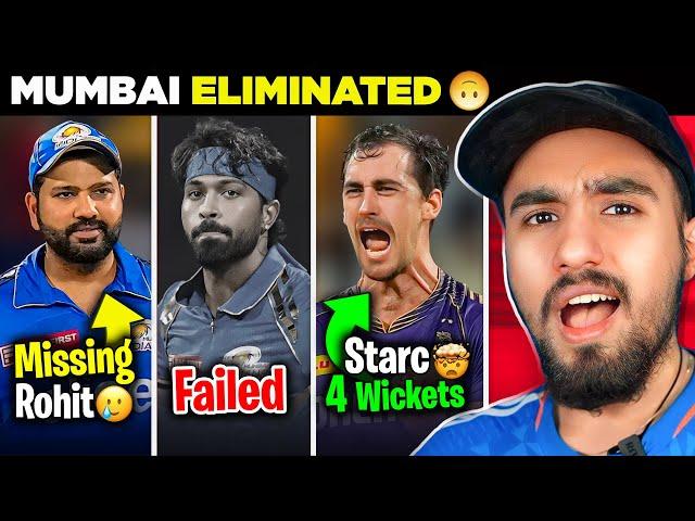 Hil Gayi Duniya.. Mumbai Indians ELIMINATED  | Hardik failed  | MI vs KKR