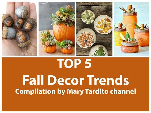 TOP 5 Fall Decor Trends – Autumn Decor Trends – Fall Decorating Ideas