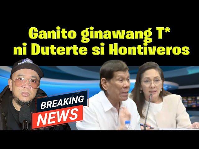 Ganito ginawang T* ni Duterte si Hontiveros