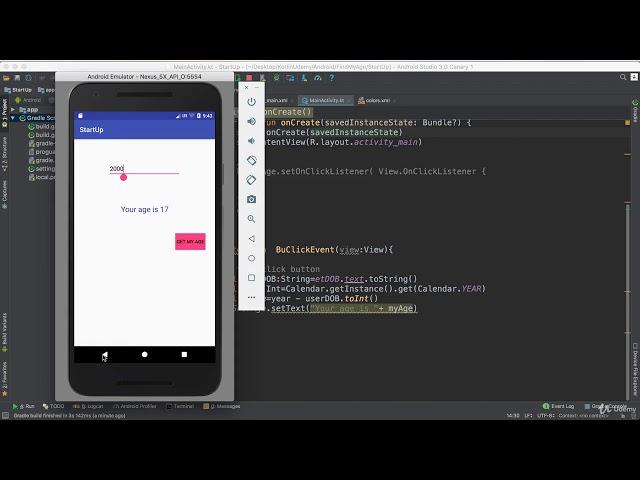 Find my age app | Kotlin tutorial | Part 1 | Preview